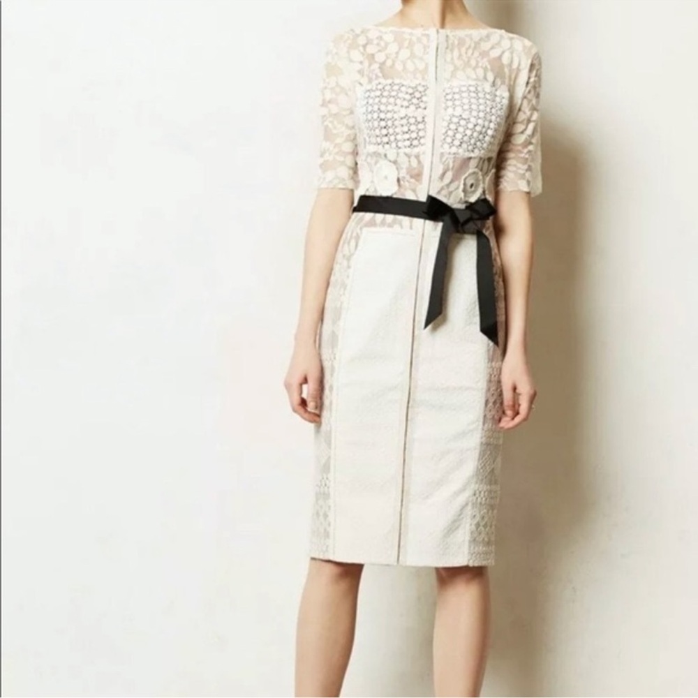 Classic Ivory Byron Lars Carisima Sheath Dress